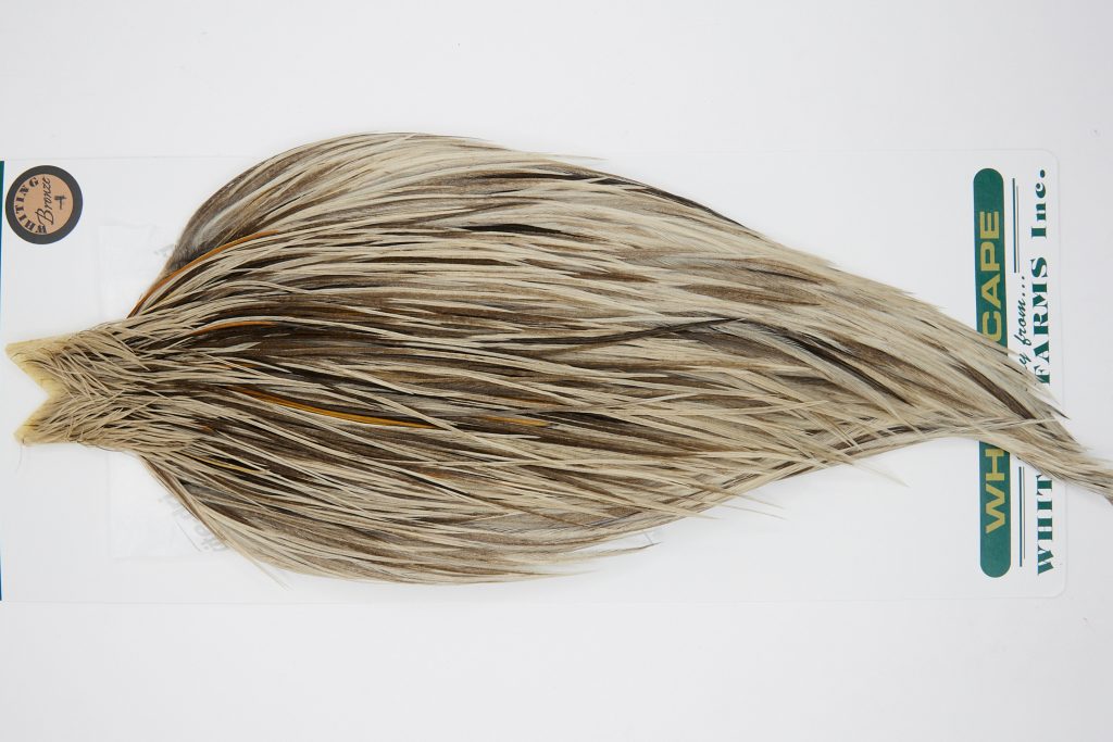 10904 Hebert Dry Fly Hackle Bronze Grade Rooster Cape Unique Variant Ties Size 8-22