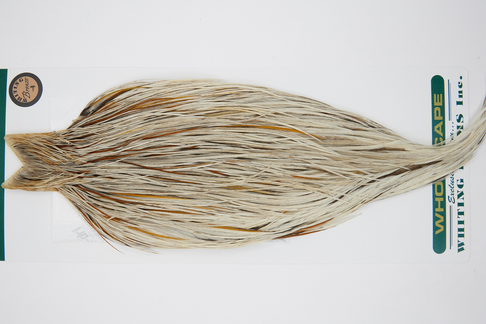 10905 Hebert Dry Fly Hackle Bronze Grade Rooster Cape Unique Variant Ties Size 6-20