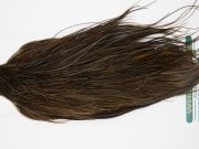 10917 Hebert Dry Fly Hackle Bronze Grade Rooster Cape Dark Grey Dun Ties Size 8-22