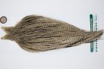 10920 Hebert Dry Fly Hackle Bronze Grade Rooster Cape Dun Grizzly Ties Size 8-18