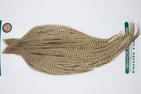 10921 Hebert Dry Fly Hackle Bronze Grade Rooster Cape Dun Grizzly Ties Size 4-20