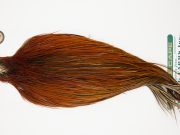 10928 Hebert Dry Fly Hackle Bronze Grade Rooster Cape Medium Brown Ties Size 10-22