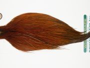 10929 Hebert Dry Fly Hackle Bronze Grade Rooster Cape Medium Brown Ties Size 10-20