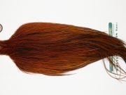 10931 Hebert Dry Fly Hackle Bronze Grade Rooster Cape Medium Brown Ties Size 8-22