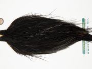 10933 Hebert Dry Fly Hackle Bronze Grade Rooster Cape Black Ties Size 10-24