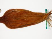 10950 Hebert Dry Fly Hackle Bronze Grade Rooster Cape Light Brown Ties Size 10-20