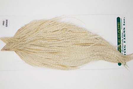 10978 Hebert Dry Fly Hackle Pro Grade Rooster Cape Pale Watery Dun Ties Size 10-22