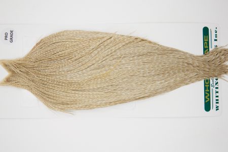 10982 Hebert Dry Fly Hackle Pro Grade Rooster Cape Pale Watery Dun Ties Size 10-22