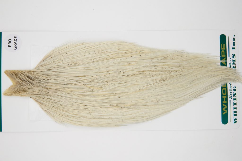 10984 Hebert Dry Fly Hackle Pro Grade Rooster Cape Pale Watery Dun Ties Size 8-20