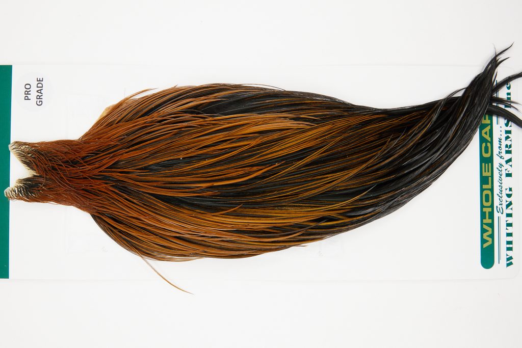 10988 Hebert Dry Fly Hackle Pro Grade Rooster Cape Furnace Ties Size 10-20