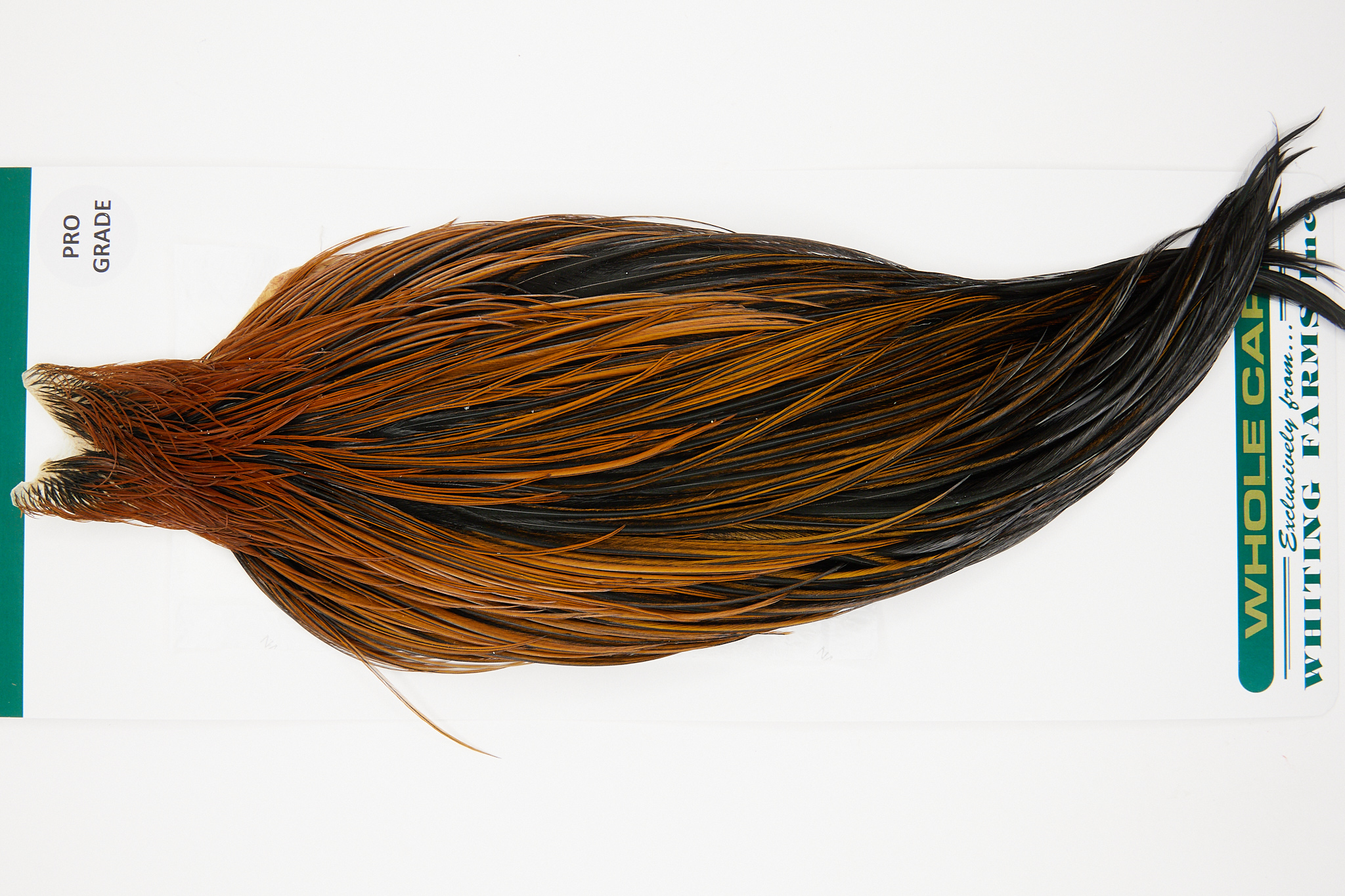10988 Hebert Dry Fly Hackle Pro Grade Rooster Cape Furnace Ties Size 10-20