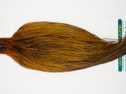 10994 Hebert Dry Fly Hackle Pro Grade Rooster Saddle Light Brown Ties Size 10-20