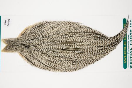 10997 Hebert Dry Fly Hackle Pro Grade Rooster Saddle Grizzly Variant Ties Size 10-20