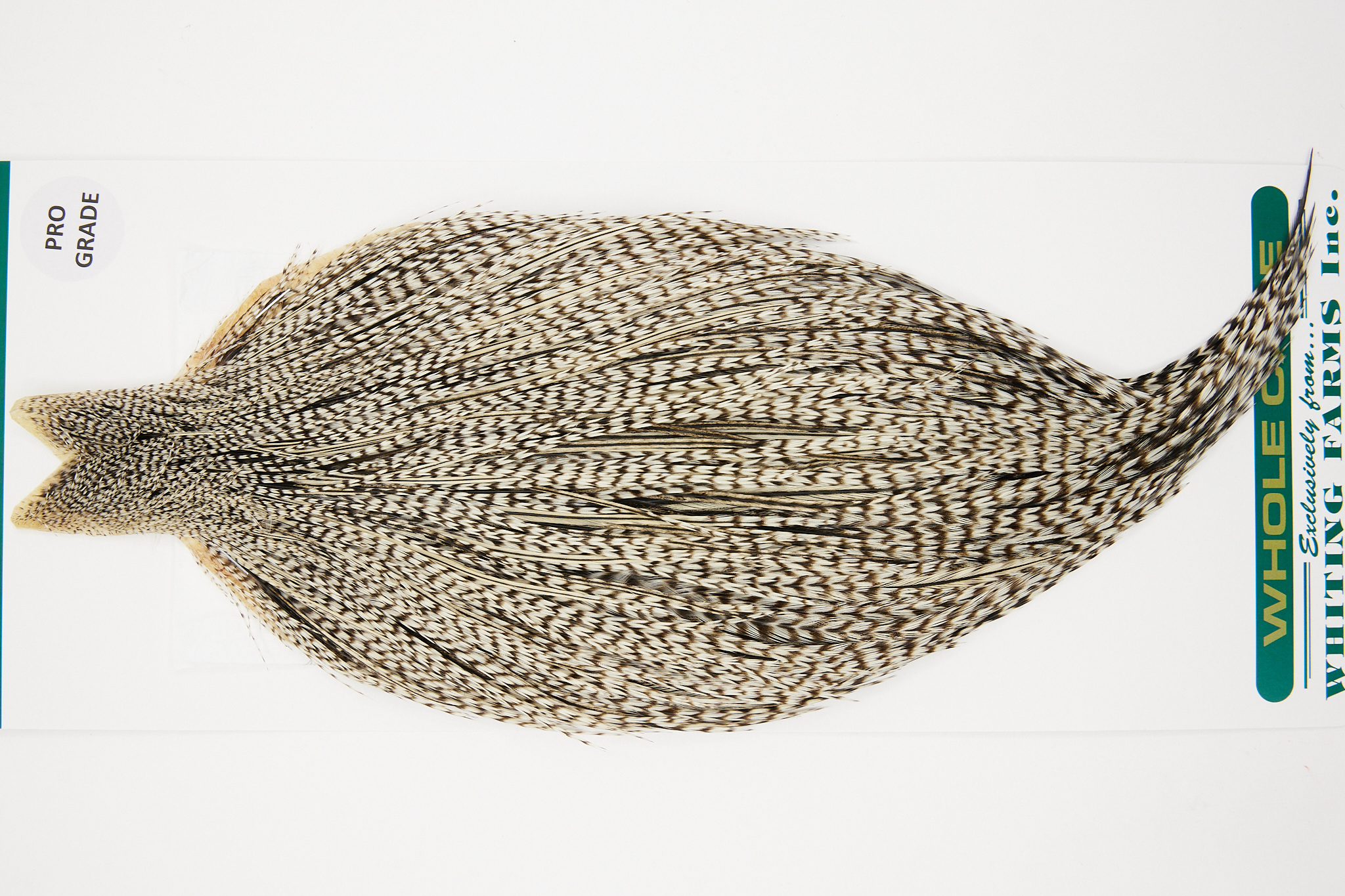 10997 Hebert Dry Fly Hackle Pro Grade Rooster Saddle Grizzly Variant Ties Size 10-20