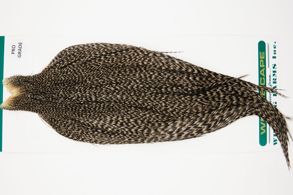 11001 Hebert Dry Fly Hackle Pro Grade Rooster Saddle Grizzly Variant Ties Size 8-22