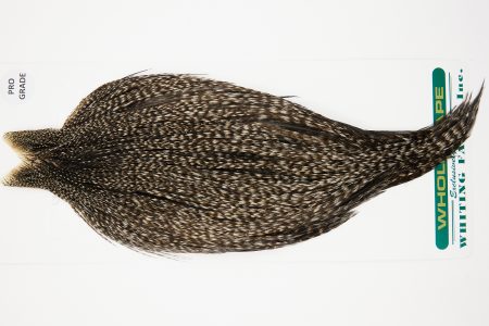 11002 Hebert Dry Fly Hackle Pro Grade Rooster Saddle Grizzly Variant Ties Size 8-20