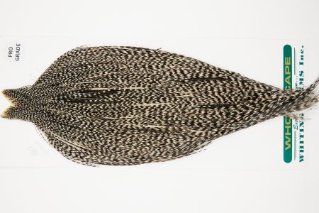 11003 Hebert Dry Fly Hackle Pro Grade Rooster Saddle Grizzly Variant Ties Size 10-20