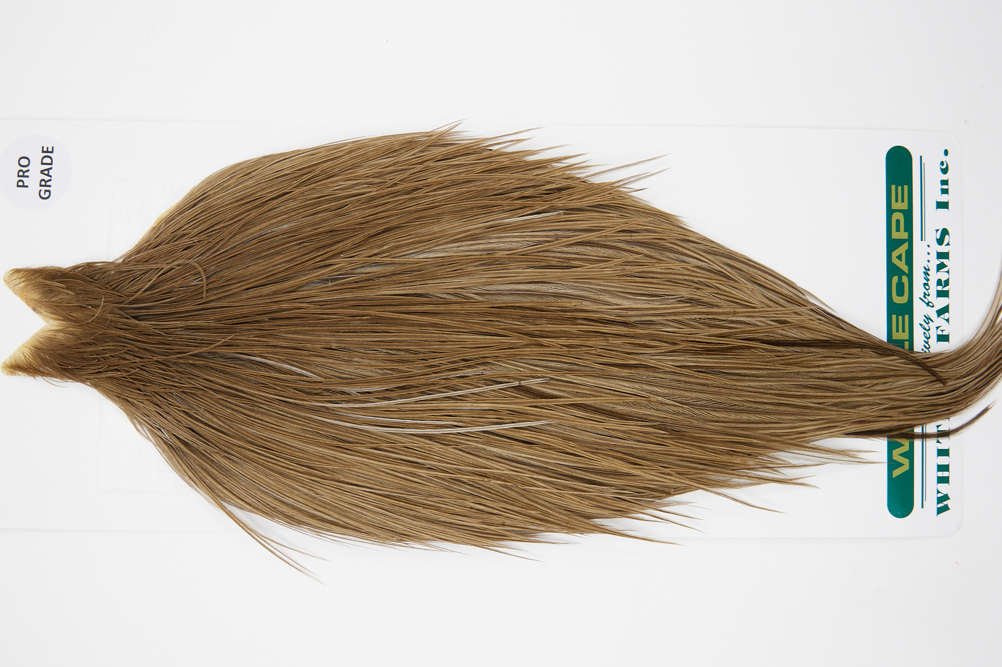 11005 Hebert Dry Fly Hackle Pro Grade Rooster Saddle Brown Grey Dun Ties Size 10-22