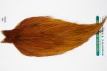 11015 Hebert Dry Fly Hackle Pro Grade Rooster Saddle Medium Brown Ties Size 10-22