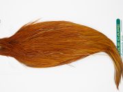 11020 Hebert Dry Fly Hackle Pro Grade Rooster Saddle Medium Brown Ties Size 8-22