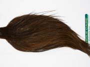 11021 Hebert Dry Fly Hackle Pro Grade Rooster Saddle Dark Brown Dun Ties Size 10-20