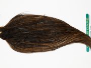 11023 Hebert Dry Fly Hackle Pro Grade Rooster Saddle Dark Brown Dun Ties Size 8-22