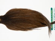 11032 Hebert Dry Fly Hackle Pro Grade Rooster Saddle Dark Brown Dun Ties Size 10-22