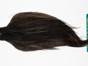 11034 Hebert Dry Fly Hackle Pro Grade Rooster Saddle Dark Brown Dun Ties Size 10-22