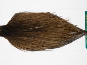 11036 Hebert Dry Fly Hackle Pro Grade Rooster Saddle Dark Brown Dun Ties Size 10-22