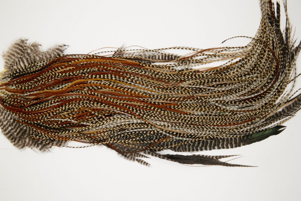 11050 JimsFlyCo Dry Fly Hackle Grade 1 Rooster Saddle Cree Variant Ties Size 18-22