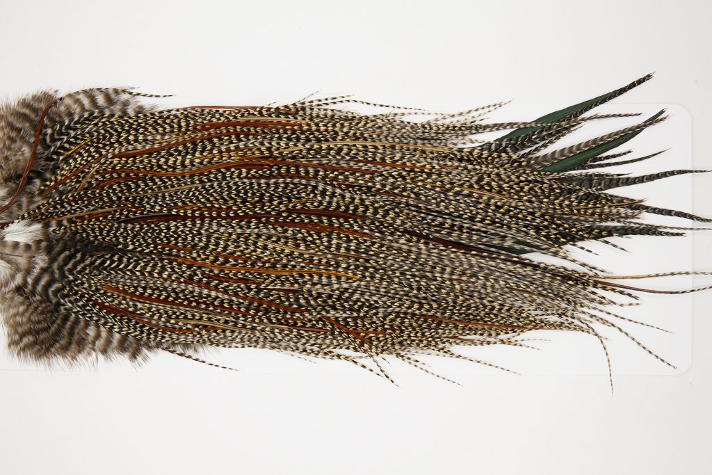 11053 JimsFlyCo Dry Fly Hackle Grade 1 Rooster Saddle Cree Variant Ties Size 16-18