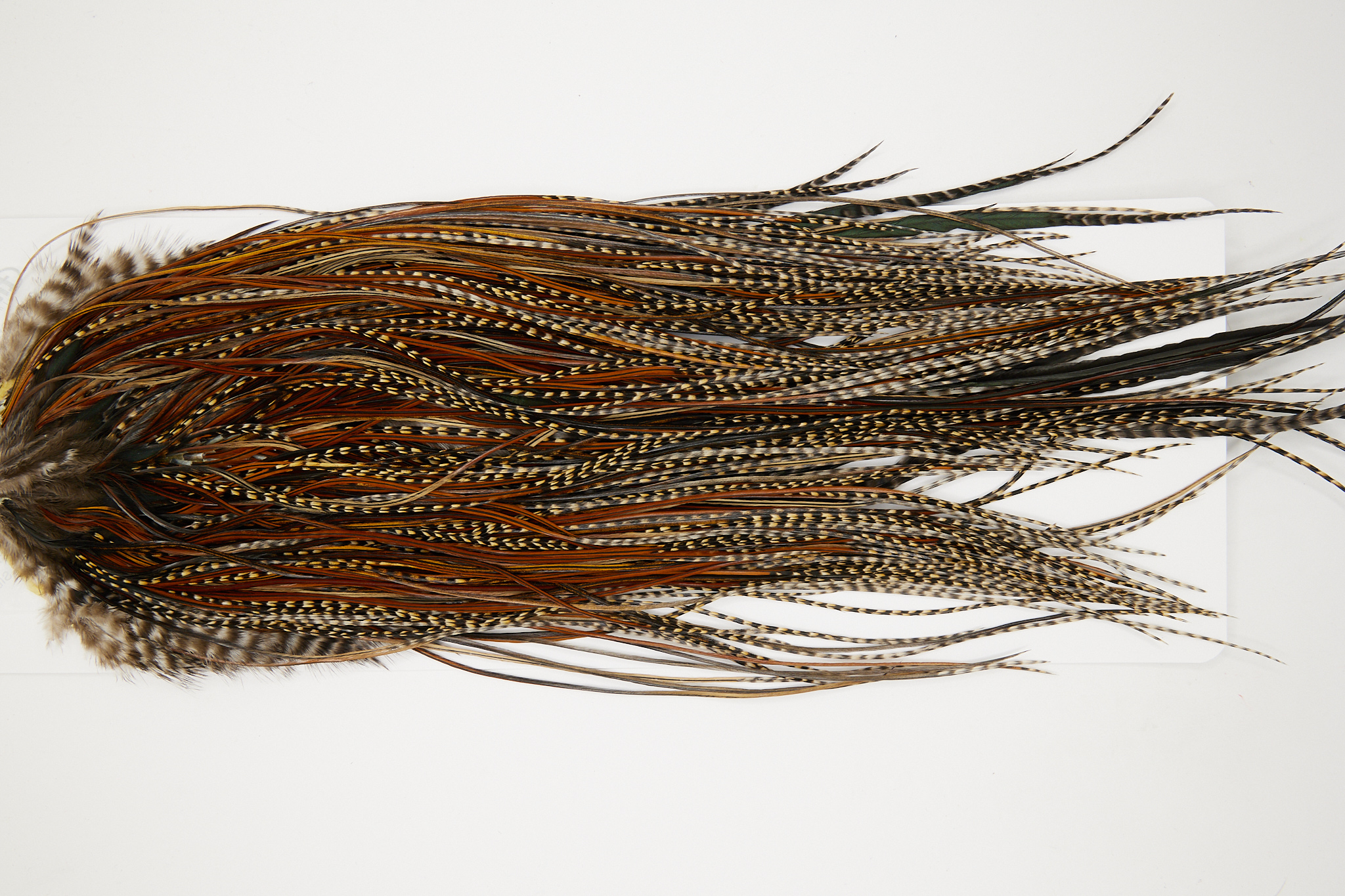 11060 JimsFlyCo Dry Fly Hackle Grade 2 Rooster Saddle Cree Variant Ties Size 16-18