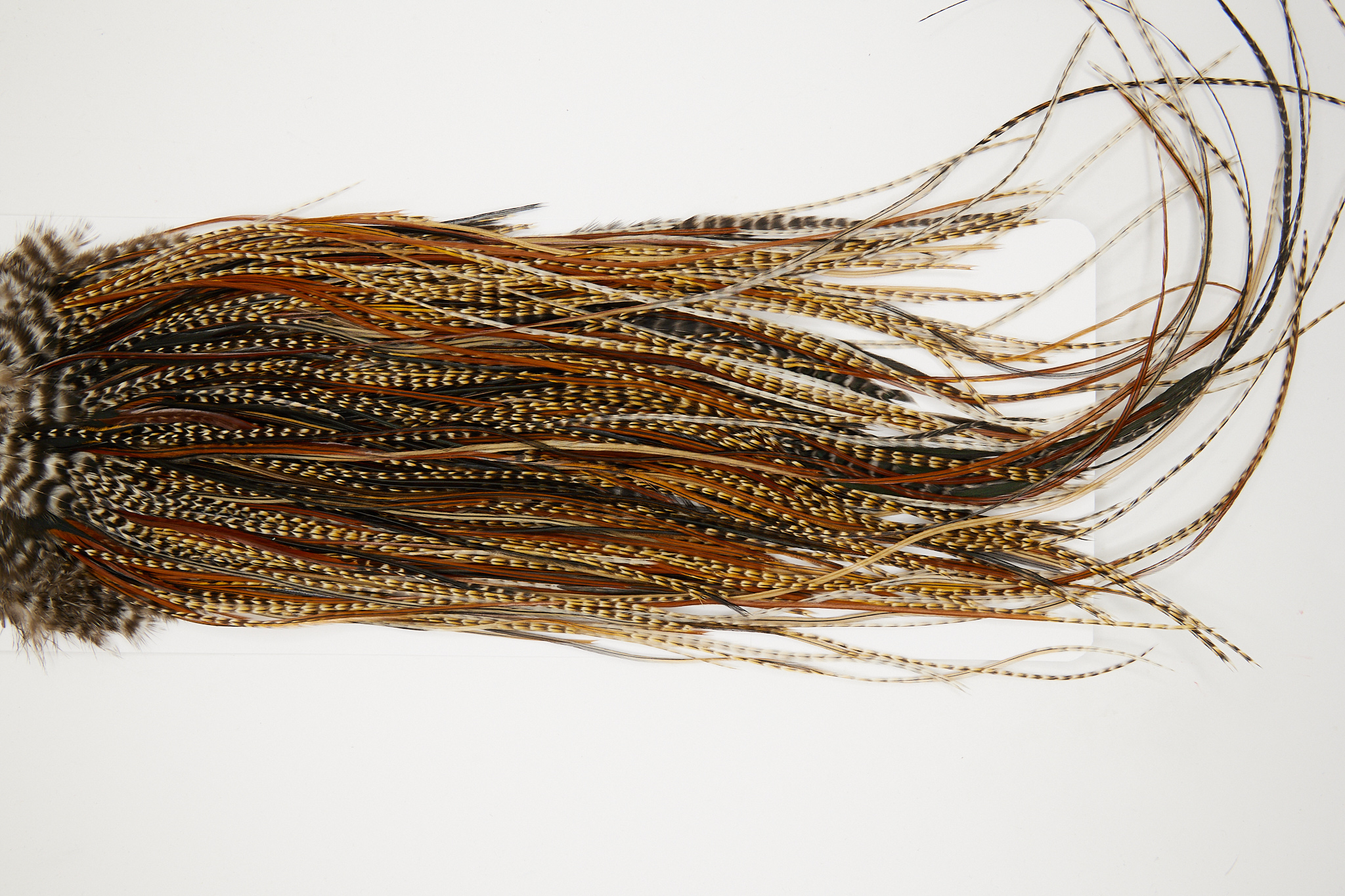 11061 JimsFlyCo Dry Fly Hackle Grade 3 Rooster Saddle Cree Variant Ties Size 16-18