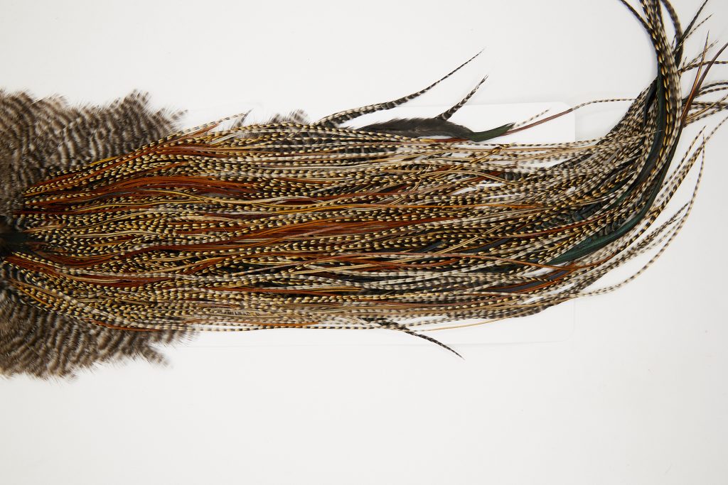 11062 JimsFlyCo Dry Fly Hackle Grade 3 Rooster Saddle Cree Variant Ties Size 16-20