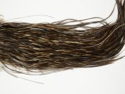 11066 Hebert Dry Fly Hackle Silver Grade Rooster Saddle Dun Badger Ties Size 12-14