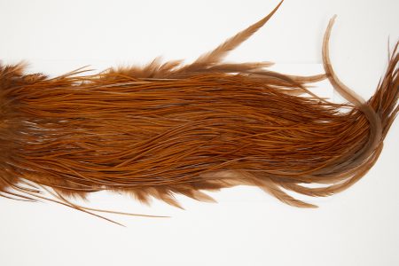 11075 Whiting Dry Fly Hackle Pro Grade Rooster Saddle Brown Ties Size 14-16