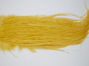 11076 Whiting Dry Fly Hackle Bronze Grade Rooster Saddle Golden Straw Ties Size 14-16