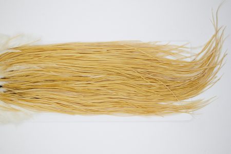 11078 Whiting Dry Fly Hackle Bronze Grade Rooster Saddle Light Ginger Ties Size 14-18