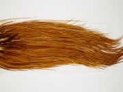 11079 Whiting Dry Fly Hackle Bronze Grade Rooster Saddle Medium Ginger Ties Size 14-16