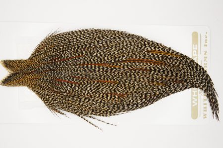 11084 Heritage Dry Fly Hackle Grade 1 Rooster Cape Grizzly Variant Ties Size 10-20