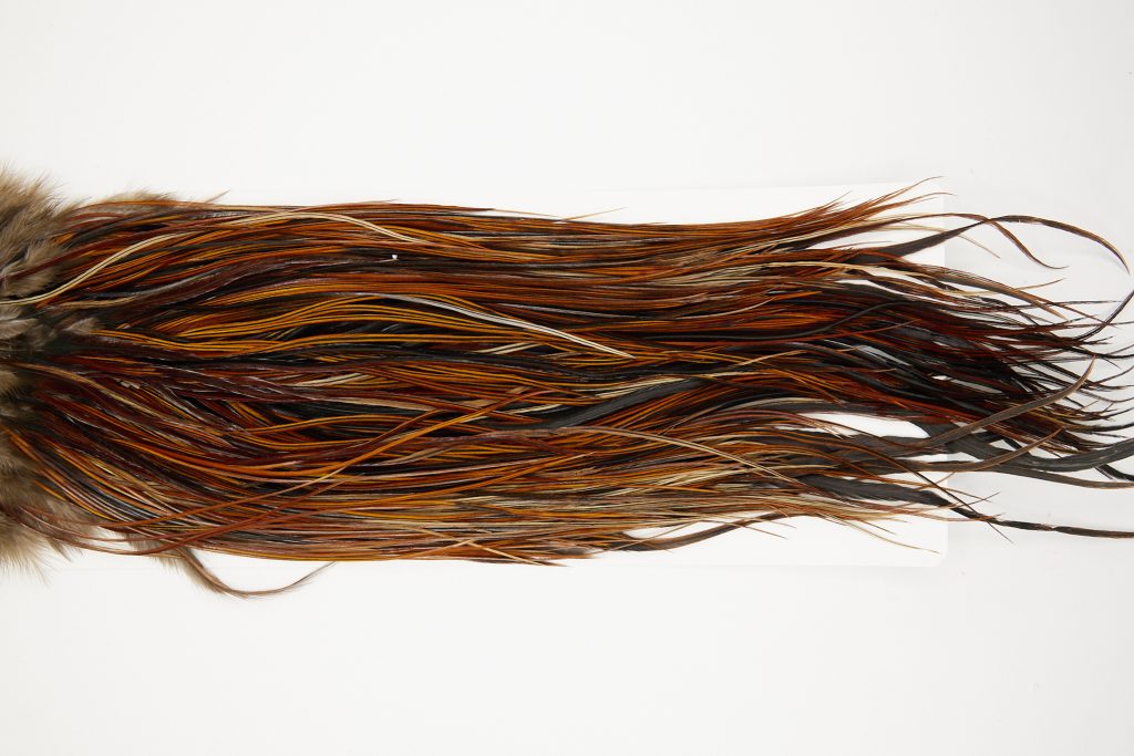 11089 Heritage Dry Fly Hackle Grade 3 Saddle Furnace Ties Size 16-18
