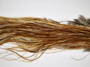 11104 Whiting Wet Fly Hackle Platinum Grade Midge Saddle Barred Medium Ginger Ties Size 16-20