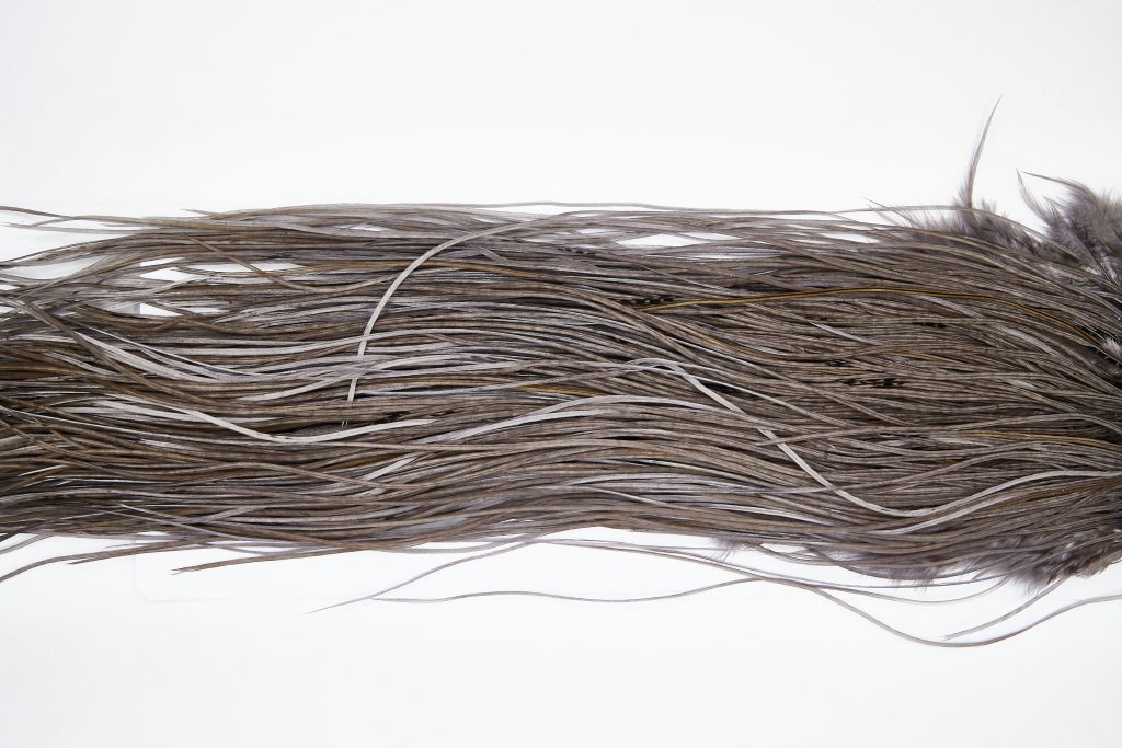 11118 Whiting Wet Fly Hackle Silver Grade Midge Saddle Dark Dun Ties Size 16-18