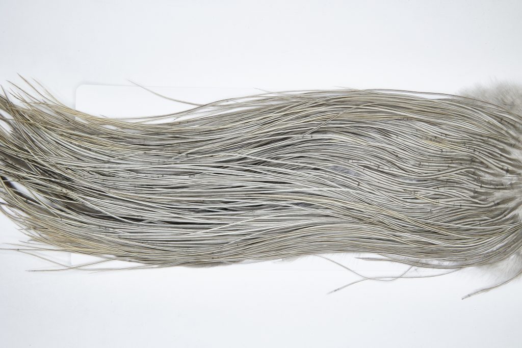 11122 Whiting Wet Fly Hackle Silver Grade Midge Saddle Natural Dun Ties Size 16-18