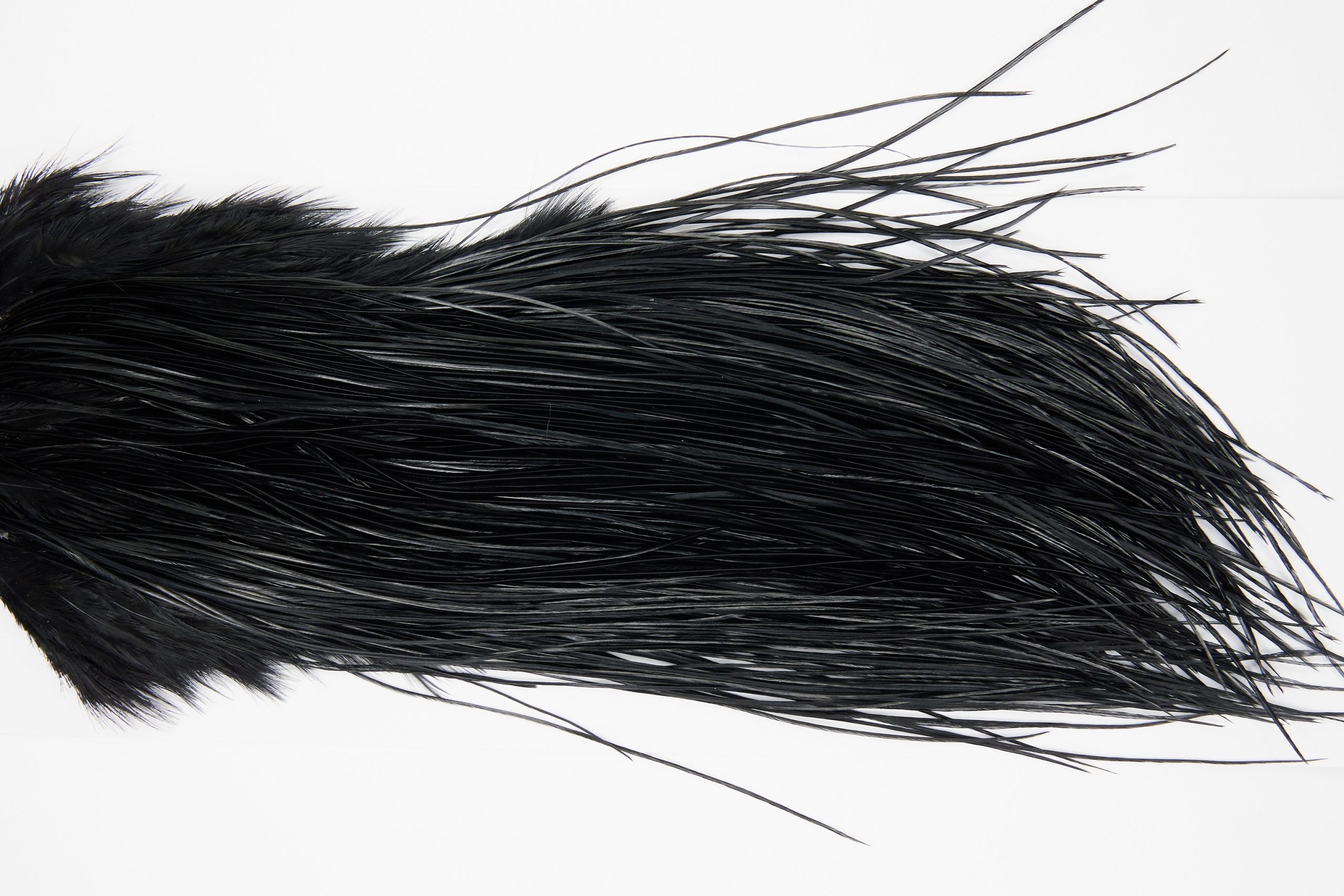11145 Whiting Wet Fly Hackle Pro Grade Midge Saddle Black Ties Size 18-22