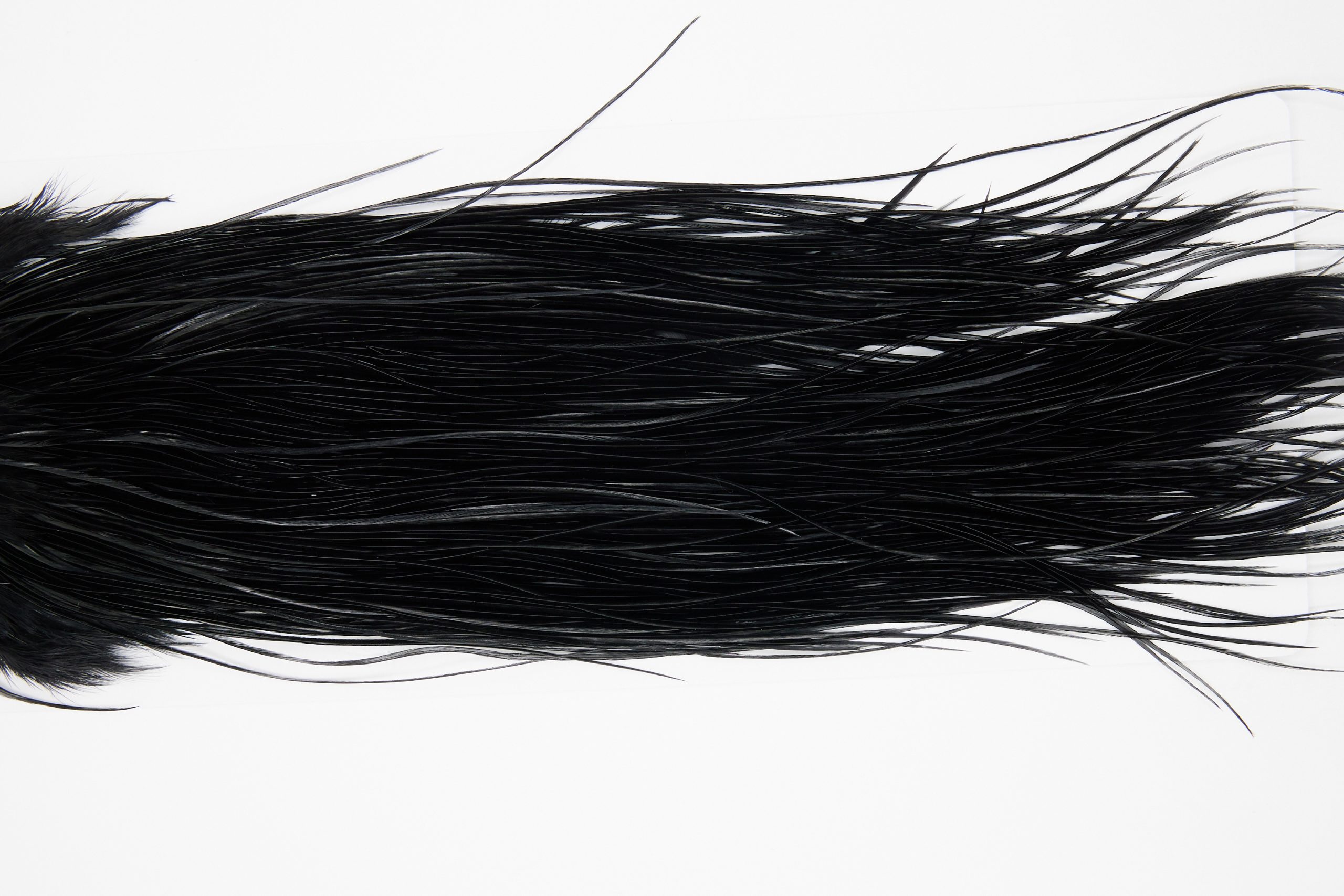 11148 Whiting Wet Fly Hackle Pro Grade Midge Saddle Black Ties Size 16-20