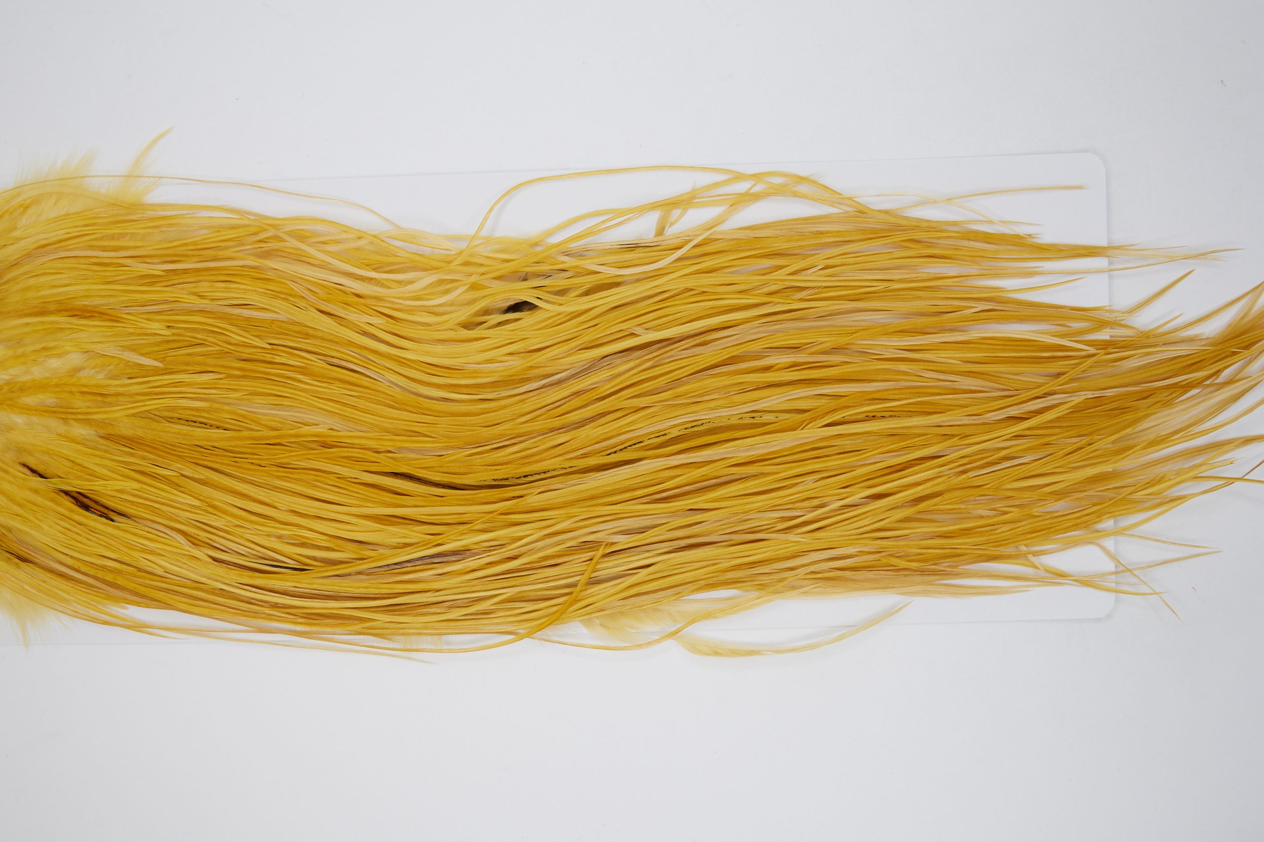 11161 Whiting Wet Fly Hackle Pro Grade Midge Saddle Golden Straw Ties Size 14-16