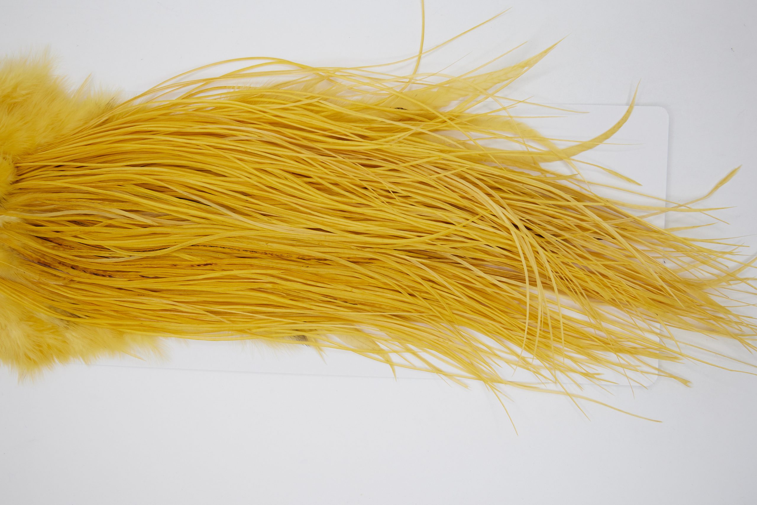 11162 Whiting Wet Fly Hackle Pro Grade Midge Saddle Golden Straw Ties Size 18-20