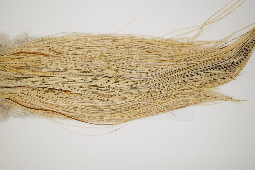 11182 Whiting Dry Fly Hackle Silver Grade Rooster Saddle Variant Ties Size 12-16