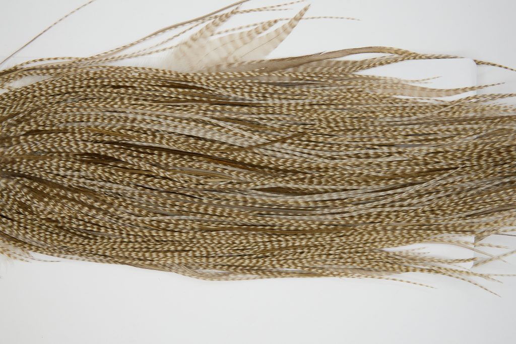 11207 Whiting Dry Fly Hackle Bronze Grade Rooster Saddle Dun Grizzly Ties Size 14-20